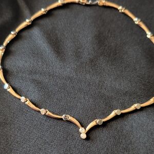 Elegant Gold and Silver colored Women's Necklace